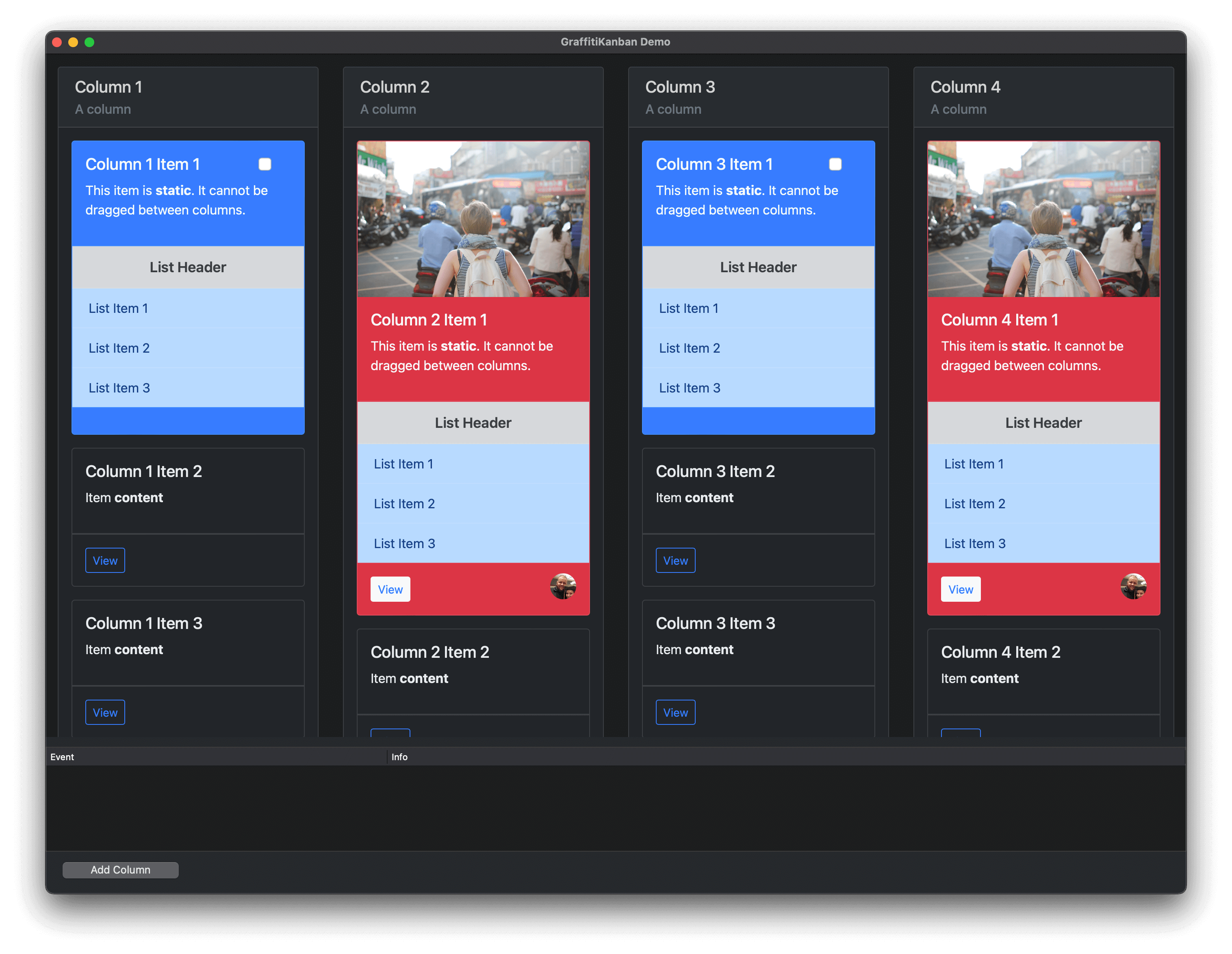 Graffiti Kanban Desktop for Xojo