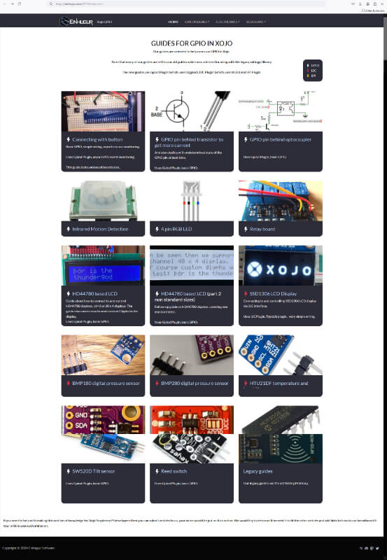 Our guides are oriented to help users use GPIO in Xojo. 